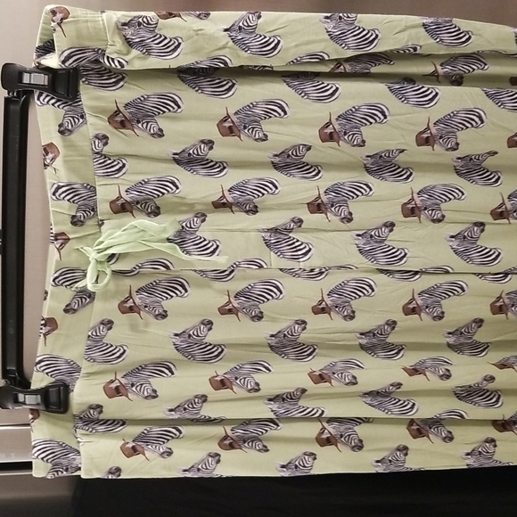 POSH PEANUT Men's Short Sleeve Loungewear Set ~ Dante Zebra Print XL NWOT - Picture 3 of 8